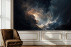 Contemporary Dark wallpaper for Living Room