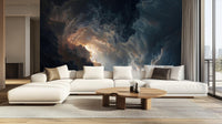 Contemporary Dark wallpaper for Living Room