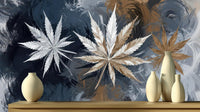 Contemporary Dark wallpaper for Living Room