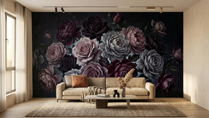Contemporary Dark wallpaper for Living Room