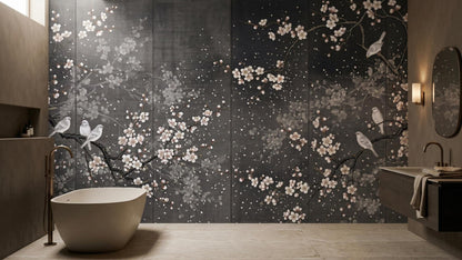 Modern Dark wallpaper for Bathroom