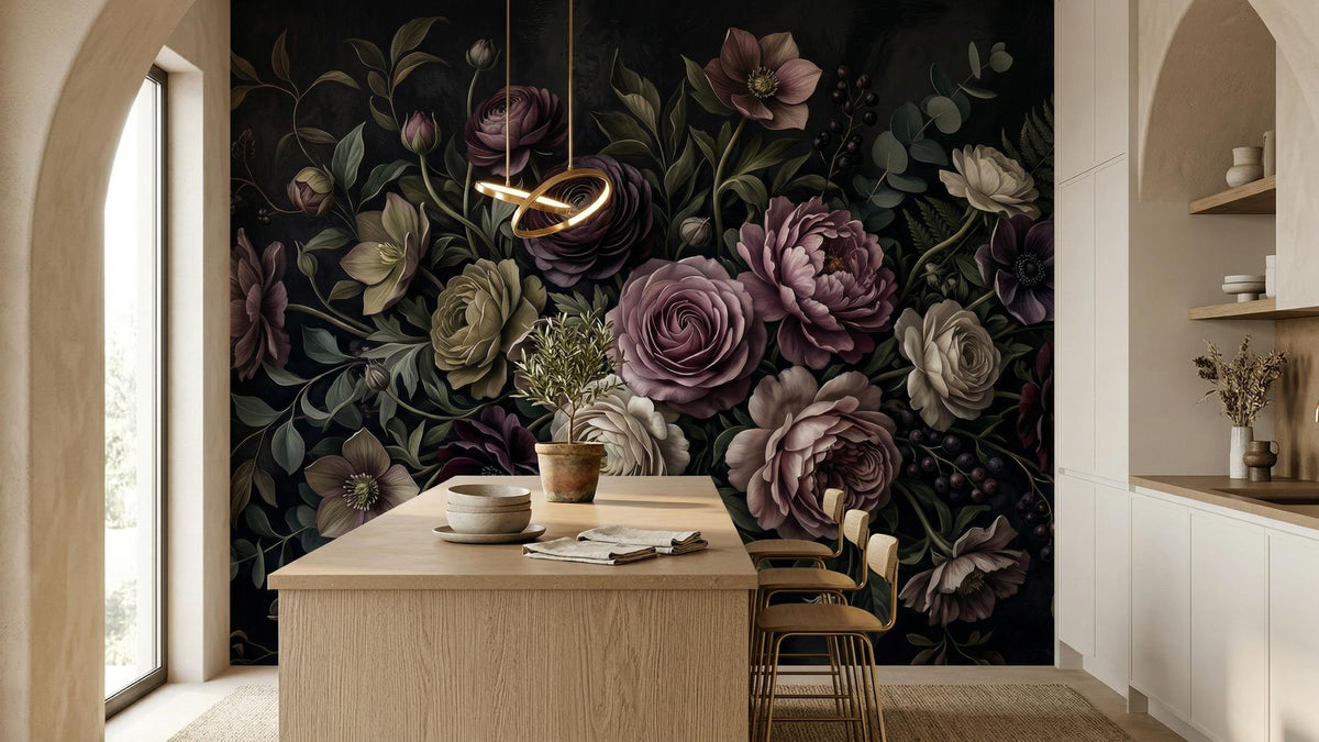 Modern Dark wallpaper for Kitchen