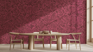 Traditional Dark wallpaper for Dining Room
