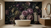 Moody Floral Embrace Wallpaper