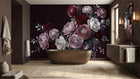 Vintage Dark wallpaper for Bathroom