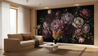Vintage Dark wallpaper for Living Room