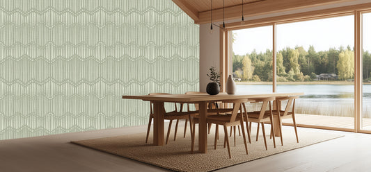 Serene Organic Line wall mural - XWALLX