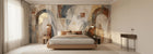Abstract Earth Tones wallpaper for Bedroom