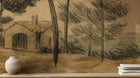Artistic Earth Tones wallpaper for Living Room
