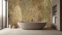 Contemporary Earth Tones wallpaper for Bathroom