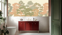 Contemporary Earth Tones wallpaper for Bathroom