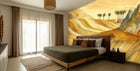 Contemporary Earth Tones wallpaper for Bedroom