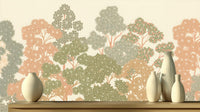 Contemporary Earth Tones wallpaper for Bedroom