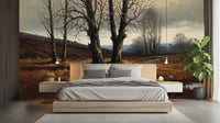 Contemporary Earth Tones wallpaper for Bedroom