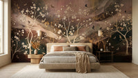 Contemporary Earth Tones wallpaper for Bedroom