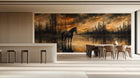 Contemporary Earth Tones wallpaper for Dining Room