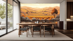 Contemporary Earth Tones wallpaper for Dining Room