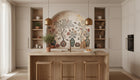 Contemporary Earth Tones wallpaper for Kitchen