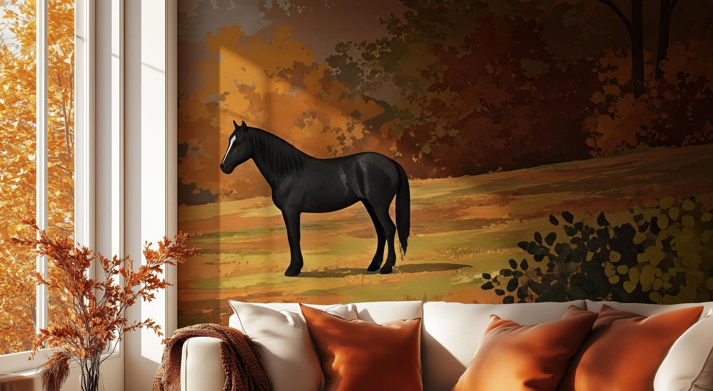 Contemporary Earth Tones wallpaper for Living Room