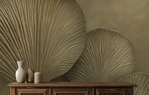 Contemporary Earth Tones wallpaper for Living Room