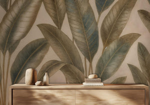Contemporary Earth Tones wallpaper for Living Room