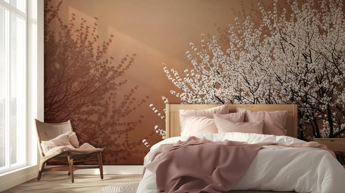 Modern Earth Tones wallpaper for Bedroom