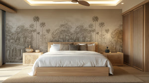 Modern Earth Tones wallpaper for Bedroom
