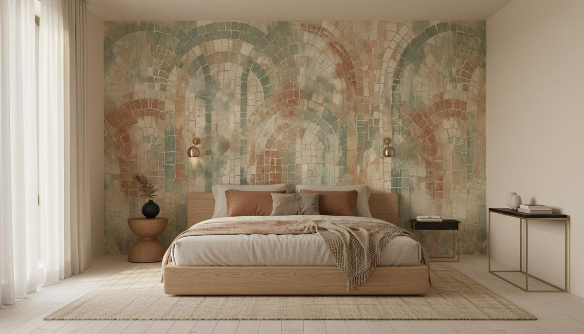 Modern Earth Tones wallpaper for Bedroom