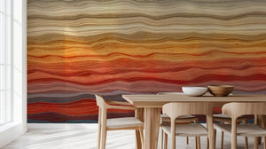 Modern Earth Tones wallpaper for Dining Room