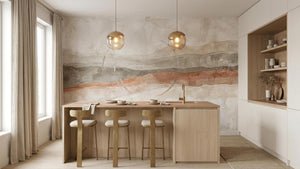 Modern Earth Tones wallpaper for Kitchen