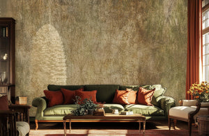 Modern Earth Tones wallpaper for Living Room