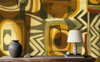 Modern Earth Tones wallpaper for Living Room