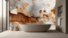 Rustic Textured Wall Wallpaper