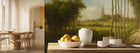 Rustic Earth Tones wallpaper for Dining Room