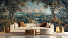 Rustic Earth Tones wallpaper for Living Room
