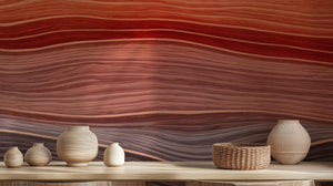 Rustic Earth Tones wallpaper for Living Room