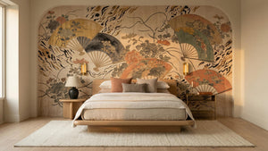 Traditional Earth Tones wallpaper for Bedroom