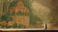 Traditional Earth Tones wallpaper for Bedroom