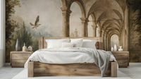 serene Archway Landscape wallpaper for a hotel lobby or guest room wall