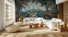 Traditional Earth Tones wallpaper for Living Room