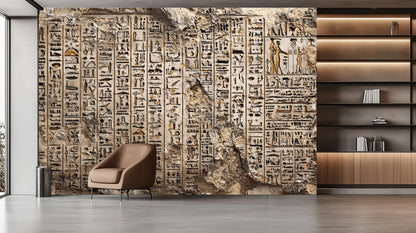 Traditional Earth Tones wallpaper for Living Room
