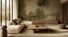 Traditional Earth Tones wallpaper for Living Room