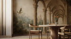 Vintage Earth Tones wallpaper for Dining Room
