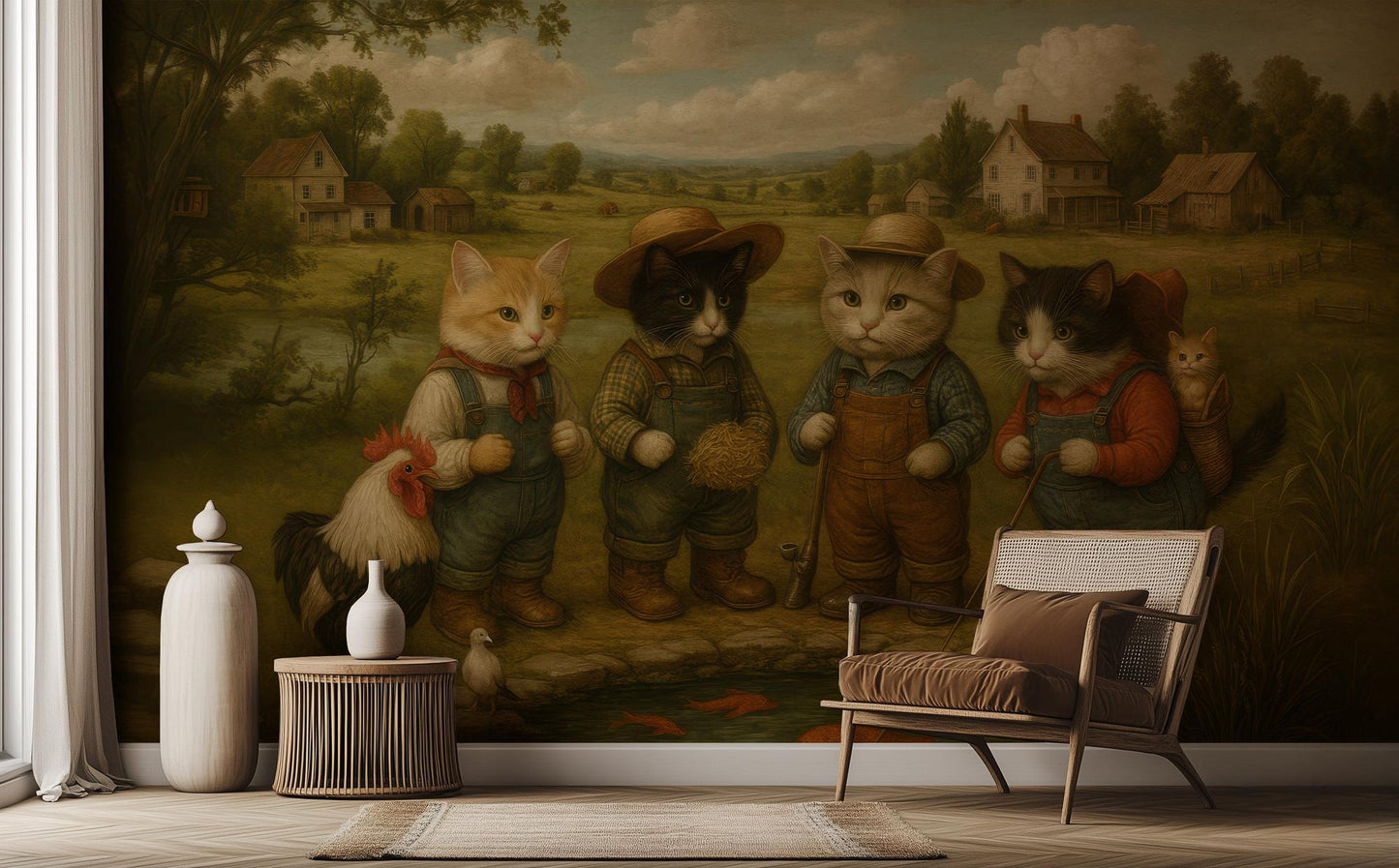 Vintage Earth Tones wallpaper for Kids