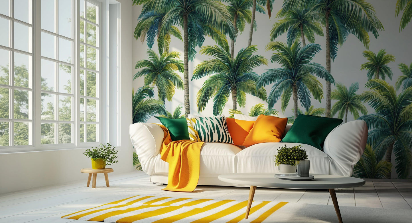 Green Leaves wallpaper mural - XWALLX