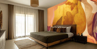Abstract Gold wallpaper for Bedroom