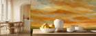 Abstract Gold wallpaper for Dining Room