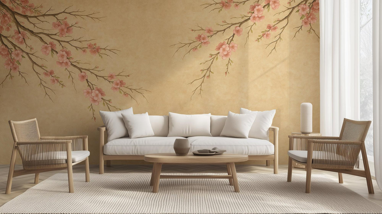 Art Nouveau Gold wallpaper for Living Room