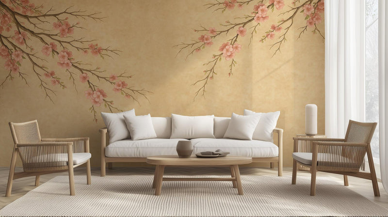 Art Nouveau Gold wallpaper for Living Room