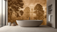 Contemporary Gold wallpaper for Bathroom